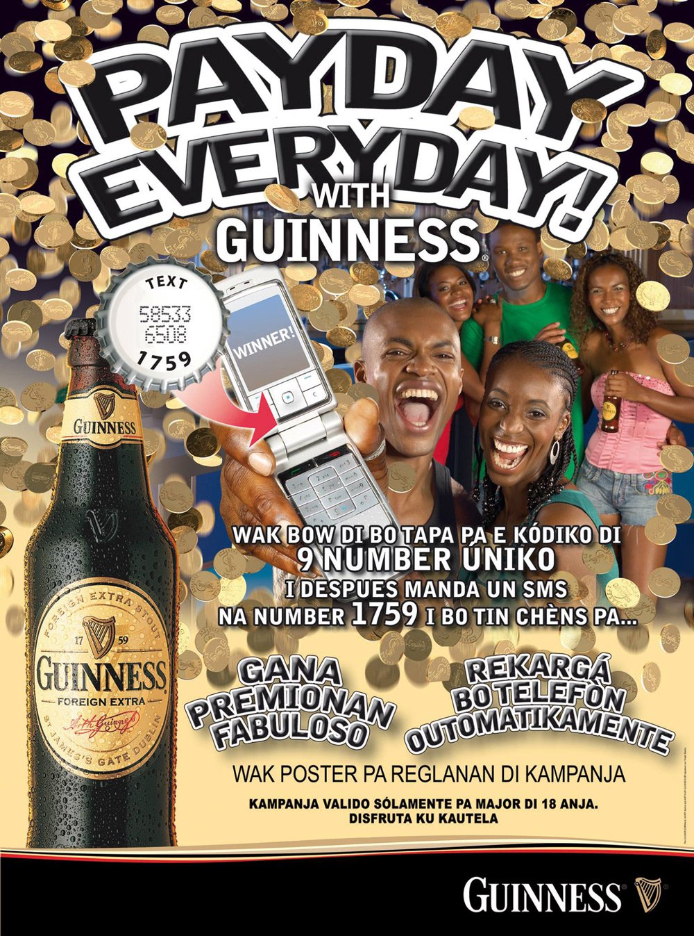 Campaña Premios GUINNESS (Curaçao)